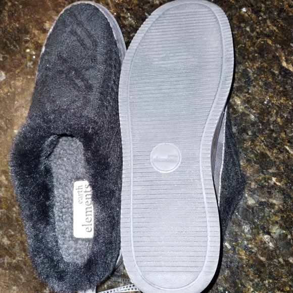 Earth Elements Women's Acacia Cable Knit Comfort Slip-On Black Size 11 - Picture 7 of 7